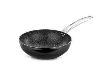 Granit Wok  Tava İç Dış Granit