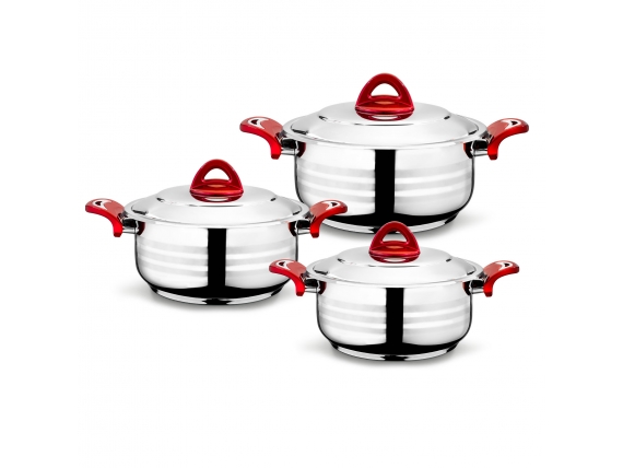 6 Pcs Casserole Set Bakelite Handle