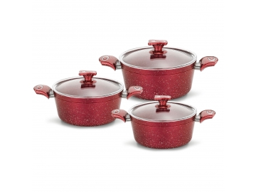 Granit 3'lü Güveç Set - 4 mm