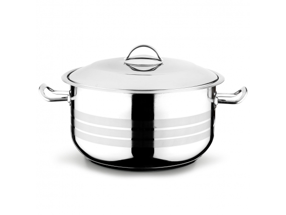 Deep Pot With Metal Handle