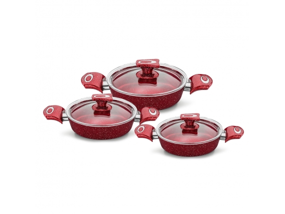 Granit 3'lü Omlet Set - 4 mm
