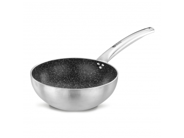 Endüstriyel Wok Tava İç Granit Elit