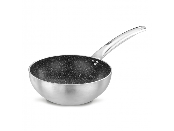 Endüstriyel Wok Tava İç Granit Elit